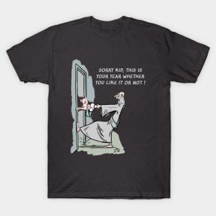 Funny New Years Eve cartoon T-Shirt